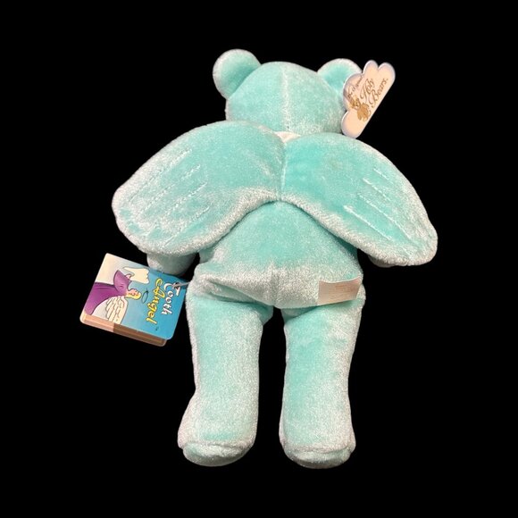 Vintage Holy Bears Tooth Angel Plush Bear, Mint Green Tooth Fairy Stuffed Animal - Picture 8 of 13